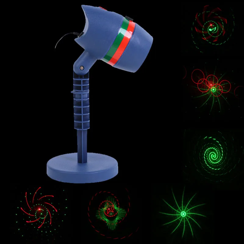 Рождественский лазерный Сказочный светильник, прожектор, душевой светильник на Рождество, Хэллоуин, праздник, сад, двор, ЕС, вилка, водонепроницаемый лазерный светильник со звездой