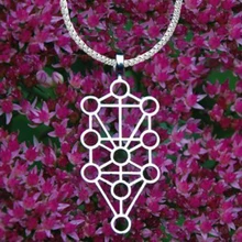 Sephirot II(кабалла Древо жизни) посеребренные ожерелья и кулоны с 60 см цепи коробки для женщин