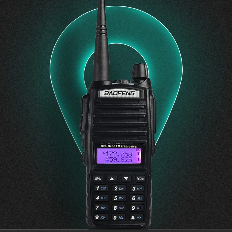Walkie Talkie BaoFeng UV-82 Dual-Band 136-174/400-520 MHz FM Ham Two Way Radio, Transceiver, Walkie Talkie