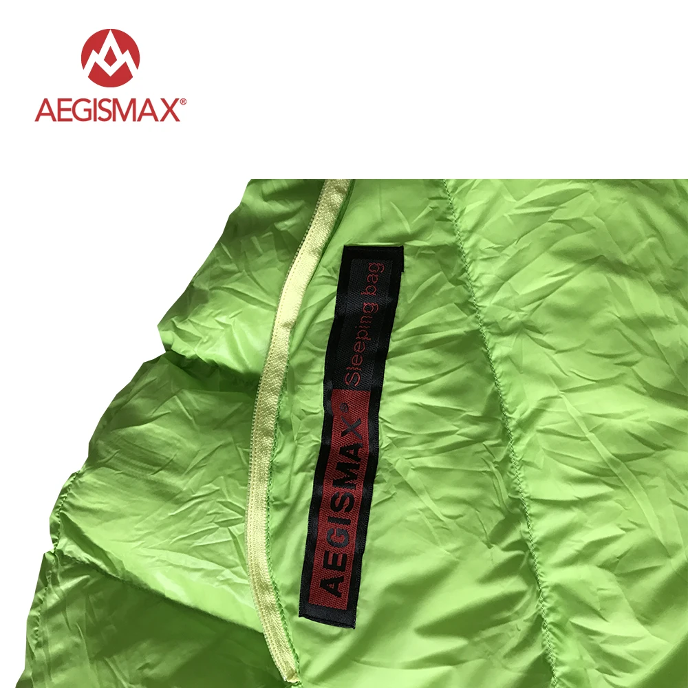 Acampamento ao ar Ganso para Baixo Bolsa de Dormir Aegismax Livre Ultraleve Múmia 800fp Primavera Outono Inverno Tenda Leve 95% 8 Cheap Sacos de dormir