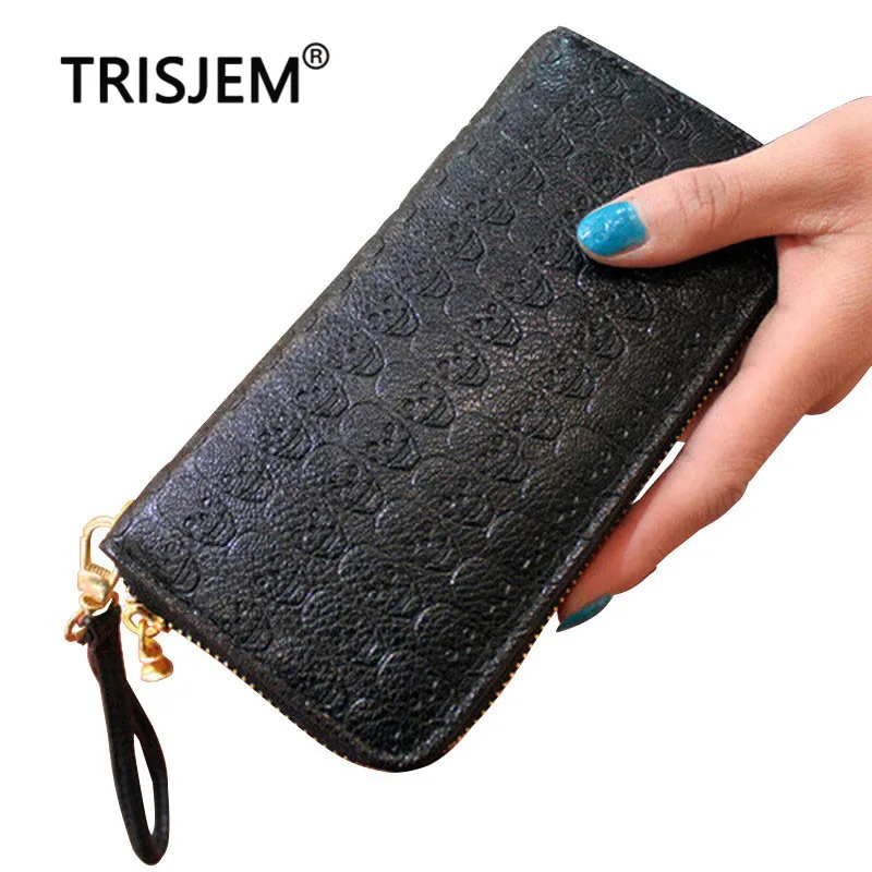 

2019 Fashion Skeleton Skull Wallet PU Leather Purse Women Wallets Female Purses Card Holders Carteira Purse Men Purse