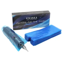 EMALLA 200Pcs/Box Portable Disposable Tattoo Bag Cover Sleeves For Tattoo Machine Pen Tattoo Accessories Free Shipping
