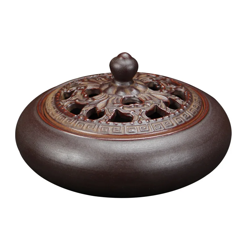 S Four hours coil burner office ornaments retro tray incense base