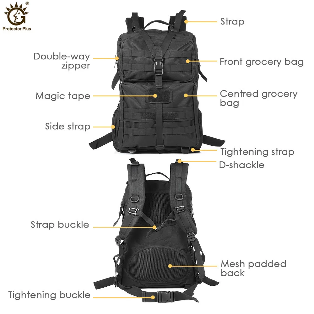 Military Tactical Backpack Bag Outdoor Camping Hiking Backpacks Rucksack Army Molle System Bag Assault For Hunting Pack Military Tactical Backpack Bag Outdoor Camping Hiking Backpacks Rucksack Army Molle System Bag Assault For Hunting Pack