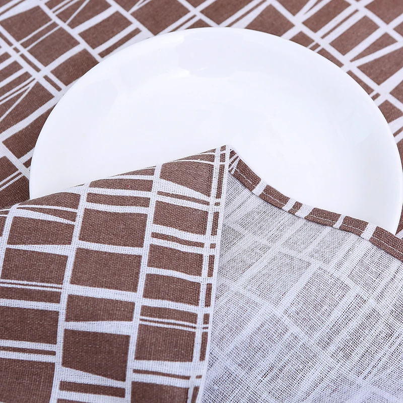 Kiwiberry Nordic Style Coffe Shape Printed Decoration Used Dinner Wedding Tablecloth Cover Home DecorToalha De Mesa