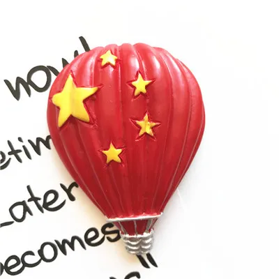 Национальный воздушный шар холодильник магнит стикер магнит украшение на холодильник туристический сувенир - Цвет: China