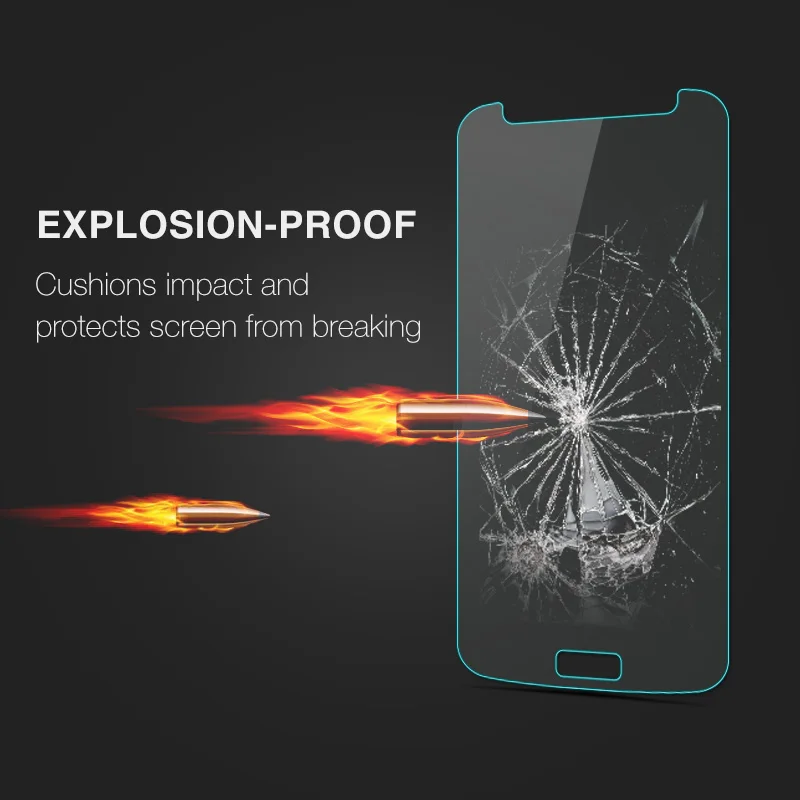 Anti-Shock Tempered Glass Film For Samsung Galaxy Grand 2 Duos G7102 G7105 G7106 G7108 G7109 G7108V Screen Protector On Grand2 (3)