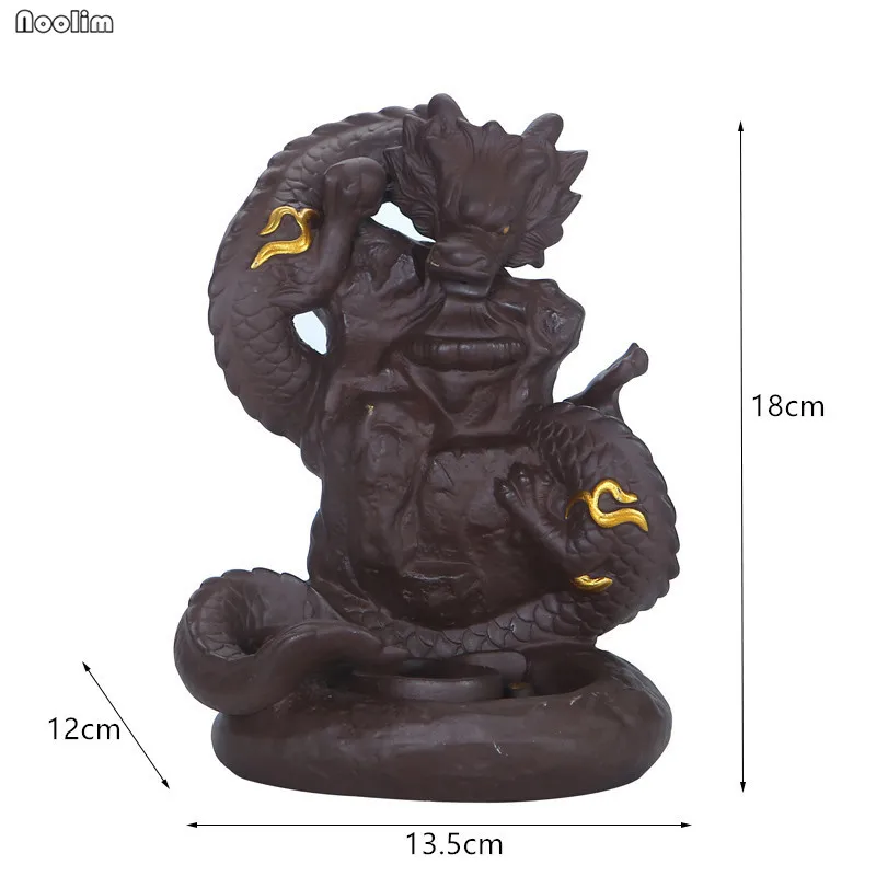 Горелка для благовоний Backflow Dragon подставка из фиолетовой глины