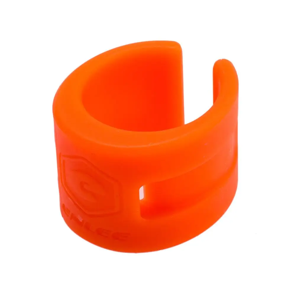 Велосипедная защита дорожная рама для горного велосипеда столкновения защитный резиновый слой кольцо защитный цепной протектор наклейки 4 шт./компл - Цвет: Orange