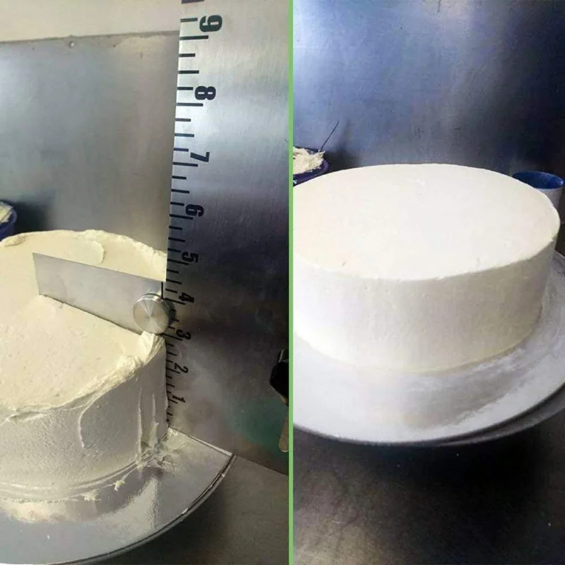 Регулируемый скребок для выпечки тортов, хрустящие углы, торты, металлическая расческа, гладкий торт из нержавеющей стали, инструмент для выпечки своими руками