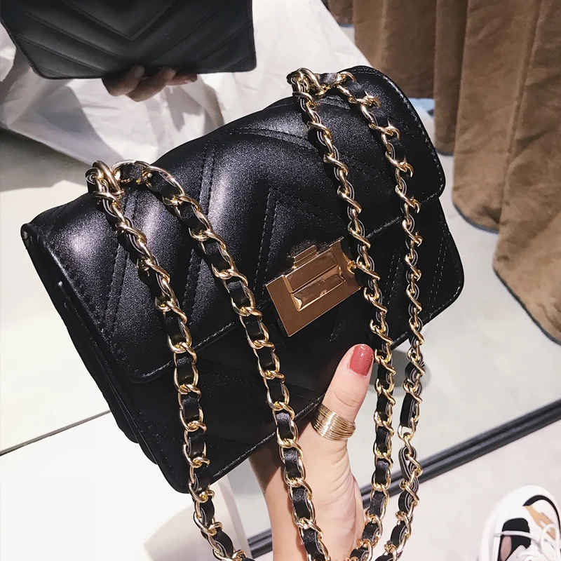 

Bags for Women 2019 New Shoulder Bag Fashion Handbag Phone Purse Pu Leather Women square Crossbody Bags