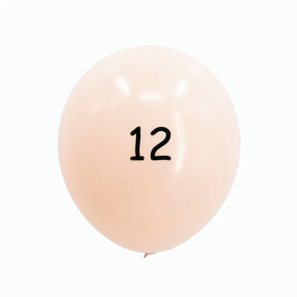 Воздушные точки 10 дюймов один слой макароны, конфеты цвет шарики для свадебного украшения воздушный шар цепи девушки день рождения украшения - Цвет: Macaron Balloon 12