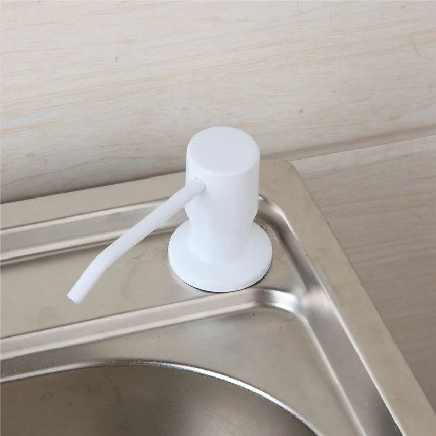 YANKSMART диспенсер для мыла кухонная раковина на бортике диспенсер для мыла пластиковая белая живопись диспенсер для мыла 5155 Вт