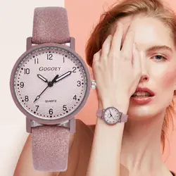 Мода 2019 г. Gogoey Новый женские фирменные часы 2019 модные кожаные Наручные часы для женщин часы женские часы relogio feminino