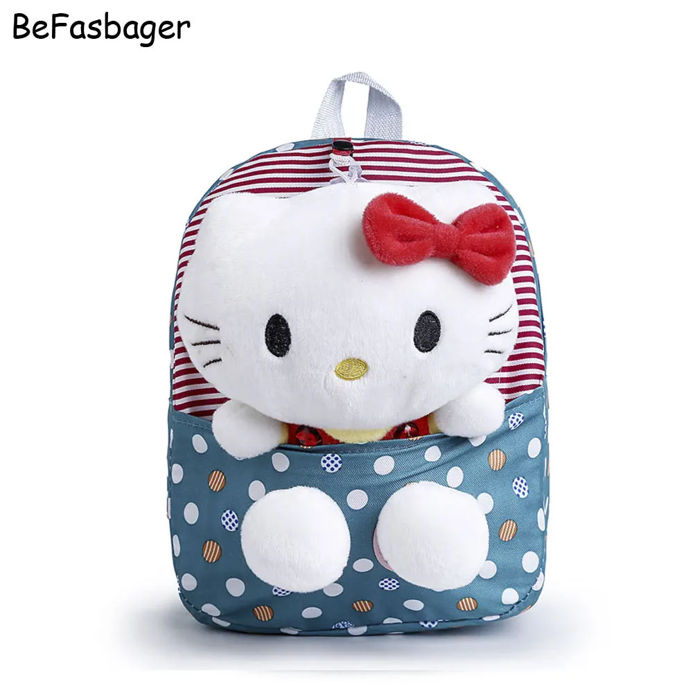 Klasik Dot Lucu Hello Kitty Ransel Hadiah Untuk Anak Anak Boneka Mewah Kartun Tas Sekolah Tk Anak Nylon Dengan Dilepas Hello Kitty Backpack Kitty Backpackschool Bags AliExpress