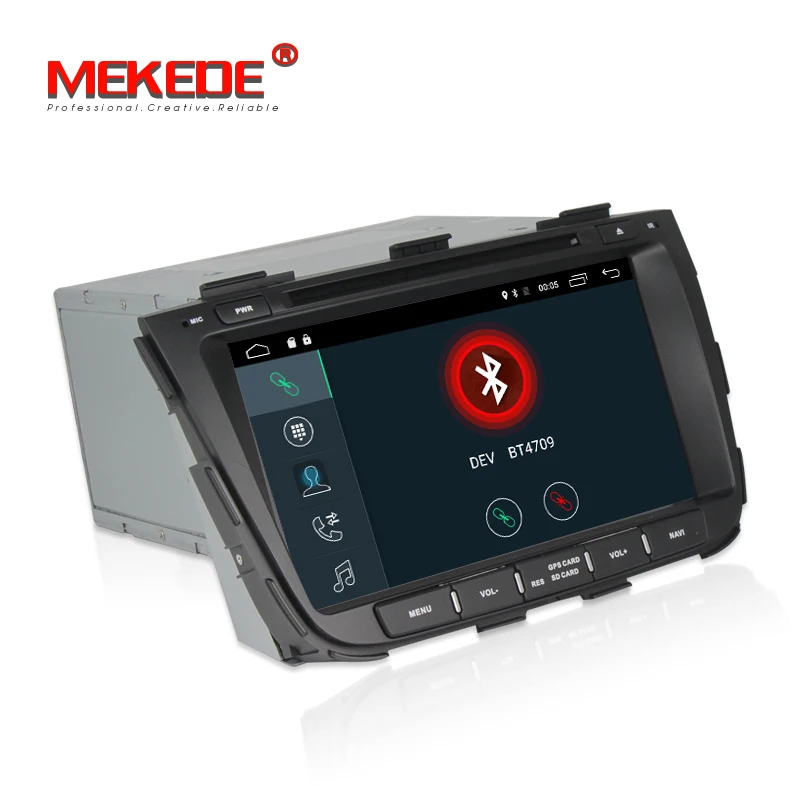 Excellent Free shipping! Quad core pure android 7.1 system for kia Sorento 2013 2014 car gps navigation dvd player support radio BT WIFI 3