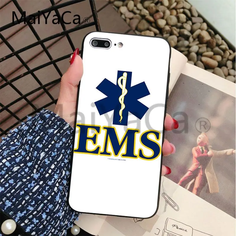 MaiYaCa Emt Ems медицинский логотип мягкий красочный чехол для телефона аксессуары для iphone 8 8plus 7 7plus 6 6plus 5 XS XR SE Чехол для мобильного телефона - Цвет: 8