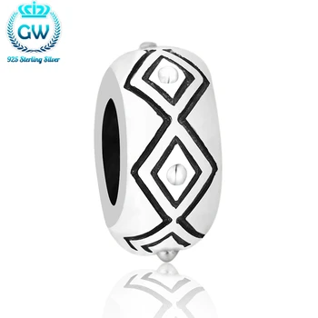 

Sterling Silver Stopper Beads Bracelets Bangles Brand GW Beads & Diy Jewelry Making Sty003-50