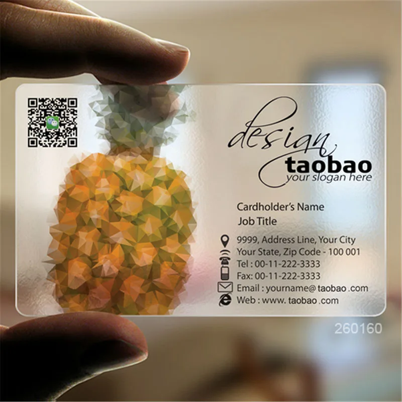 

Personalized 200pcs/one design 85.5*54mm Wholesale Custom Printing Transparent Plastic Business PVC ID Cards