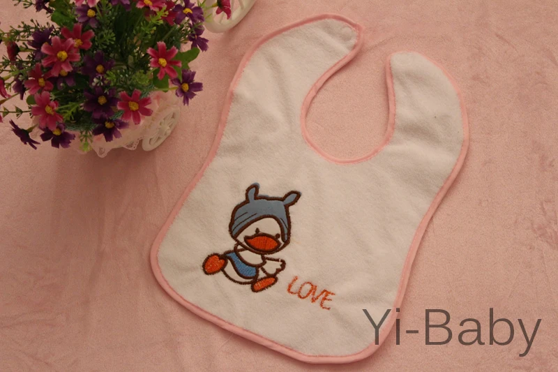 Yb0026 розовый Baby Bib водонепроницаемый нагрудник Burp Полотна младенческой слюны полотенца 12 шт./компл