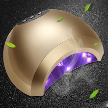 48 Вт Двойной УФ светодиодный светильник для ногтей Сушилка для ногтей Гель-лак отверждения света с отворотом 10 s/30 s/60 s таймер