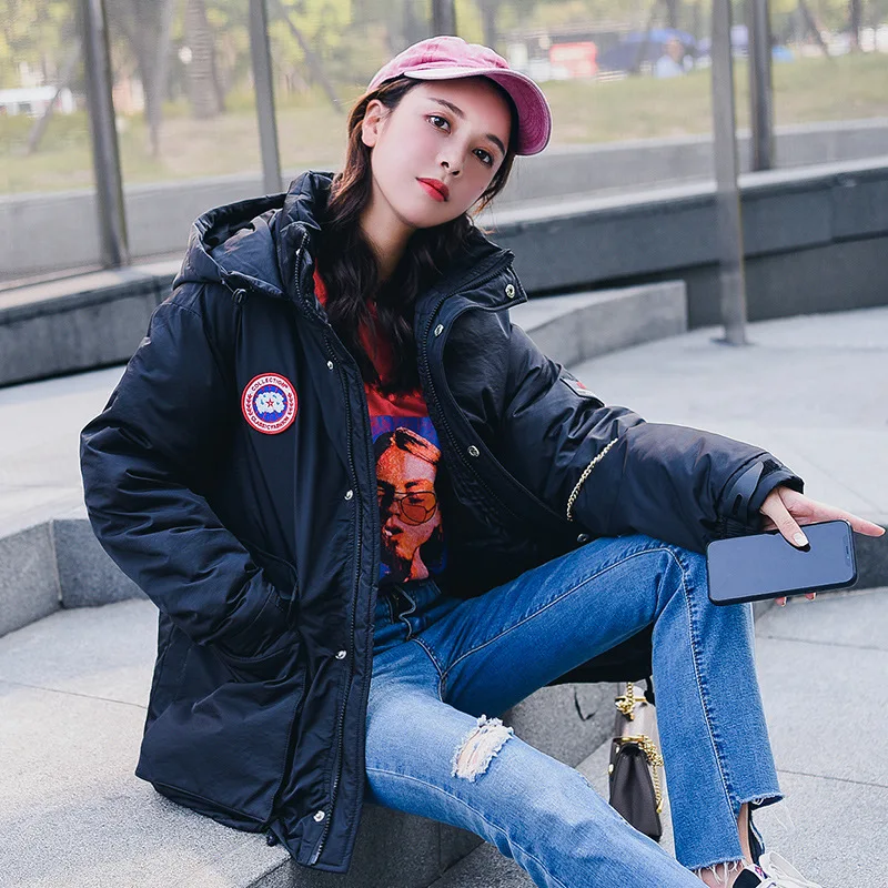 Beige Manteau Casual Épais De Femmes black Dq132 Chaud Grande Coton Capuchon Veste À D'hiver Nouveau 2018 Poche pink YwxpqvZX