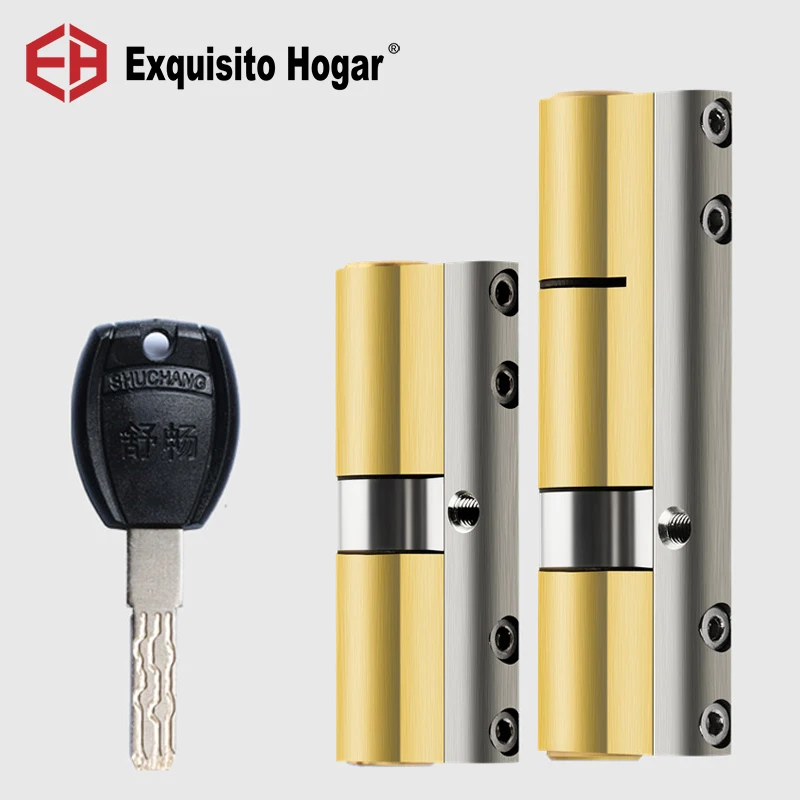 Door Lock Cylinder 70mm Cylinder Same Key Open All Locy Anti Prying
