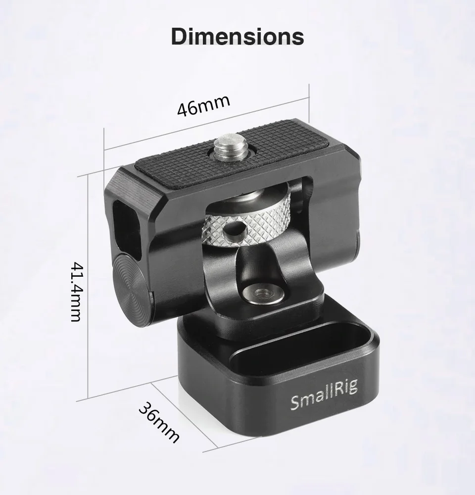 Универсальный держатель для цифровой зеркальной камеры SmallRig EVF, крепление для монитора, поворотное крепление на 360 градусов и наклон на 150 градусов, позволяет свободно останавливаться в любом положении 2294