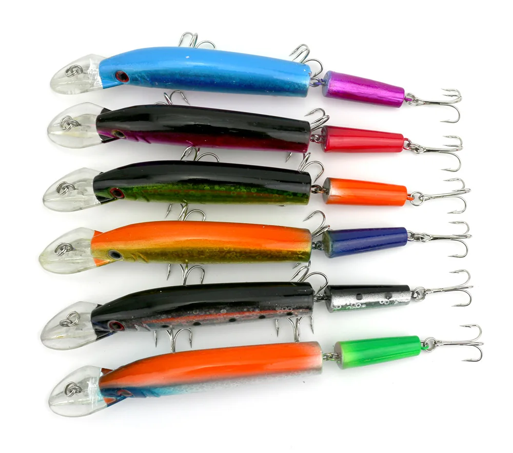 HENGJIA 60pcs 14.5CM 15G jointed Minnow china fishing lures plastic