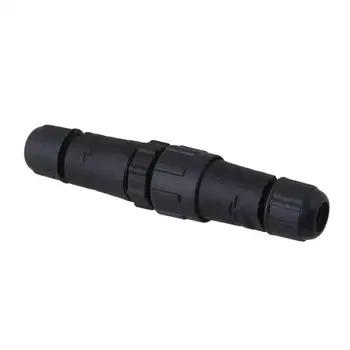 

1Pcs Black IP68 Waterproof 2 Pins Electrical Connector Plug Socket