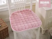 2016 2 unids Extrema moda de alta calidad de la felpa silla de comedor cojín de tela cojín LH729 máquina almohadilla antideslizante lavable envío libre