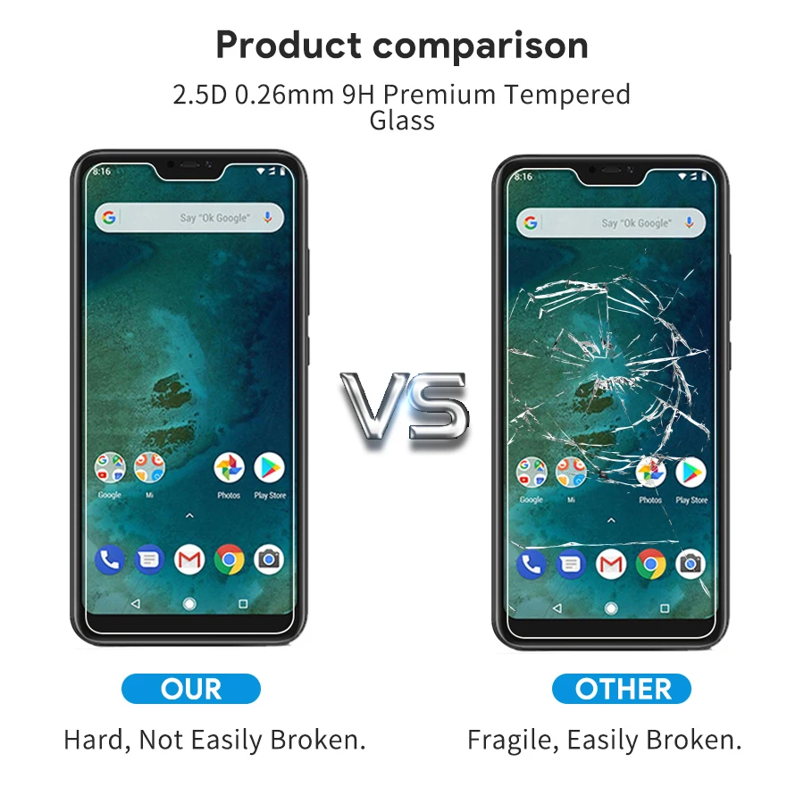 Jappinen-2-5D-0-26mm-9H-Tempered-Glass-for-Xiaomi-Mi-A2-Lite-Max-2-3 (4)