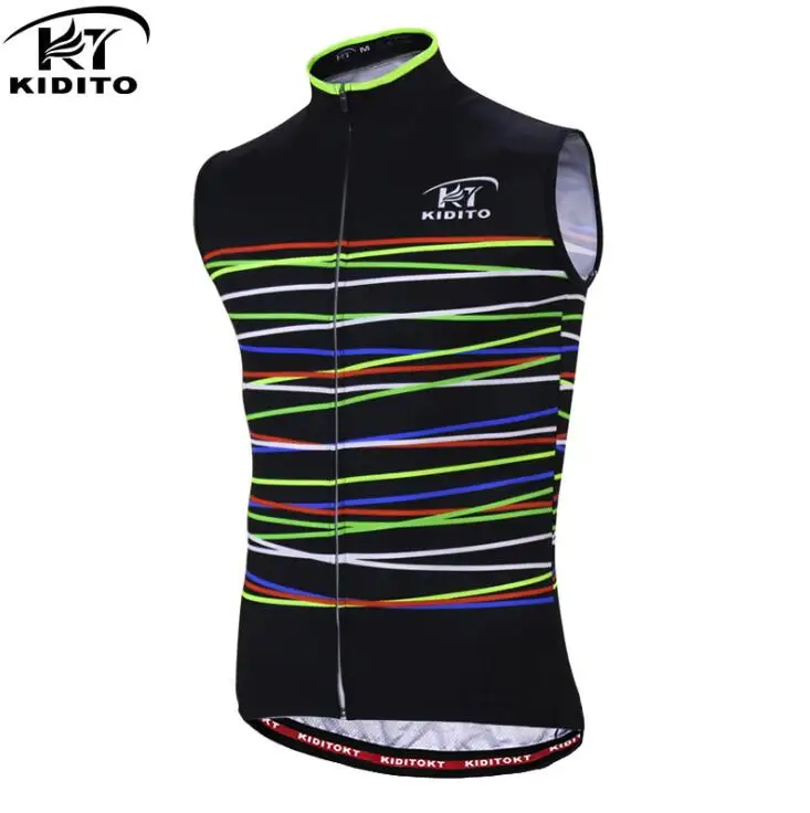 Cycling Jersey only KIDITOKT велосипедная майка быстросохнущая без рукавов жилет для велоспорта дышащая мужская Спортивная одежда для бега топы для велоспорта Ropa Ciclismo Джерси - Цвет: Cycling Jersey only