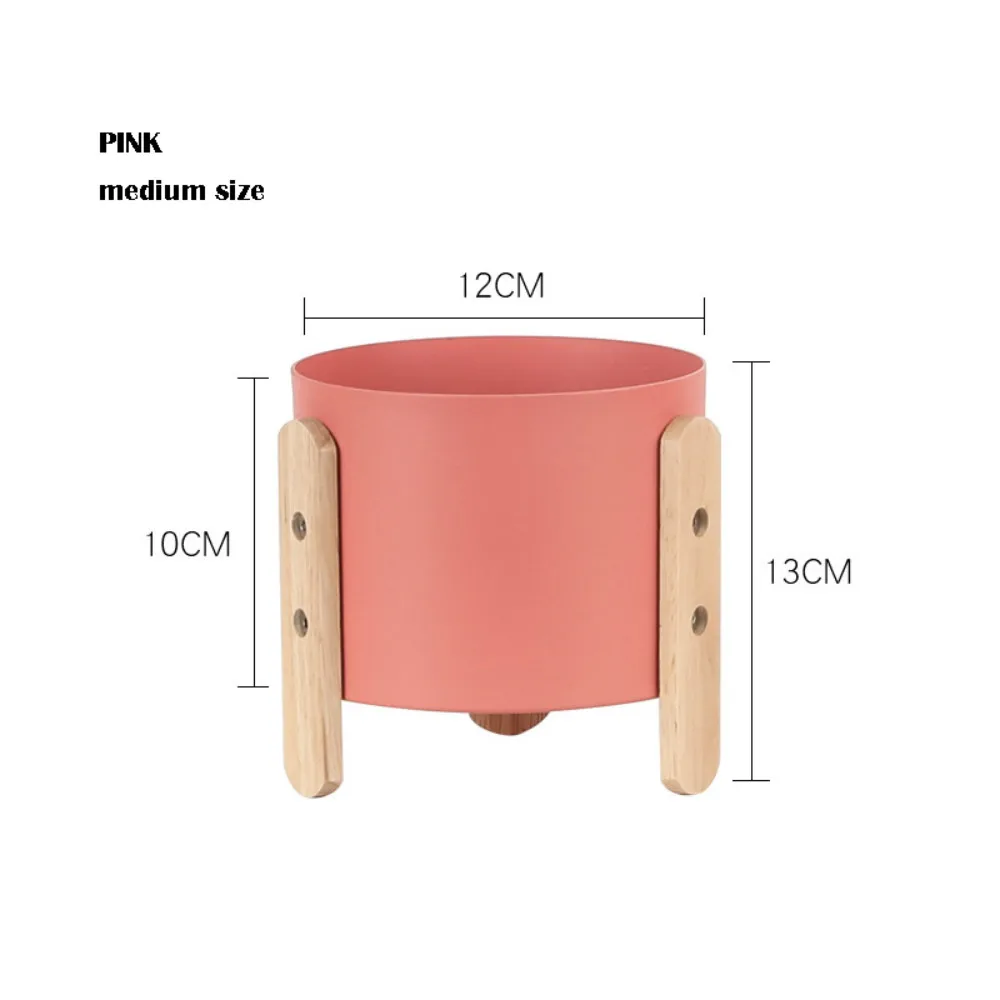 Nordic Minimalism Style Macarons Colour Wrought Iron Vase Plant Flower Pot Wedding Garden Office Living Room Home Decoration - Цвет: Pink-M