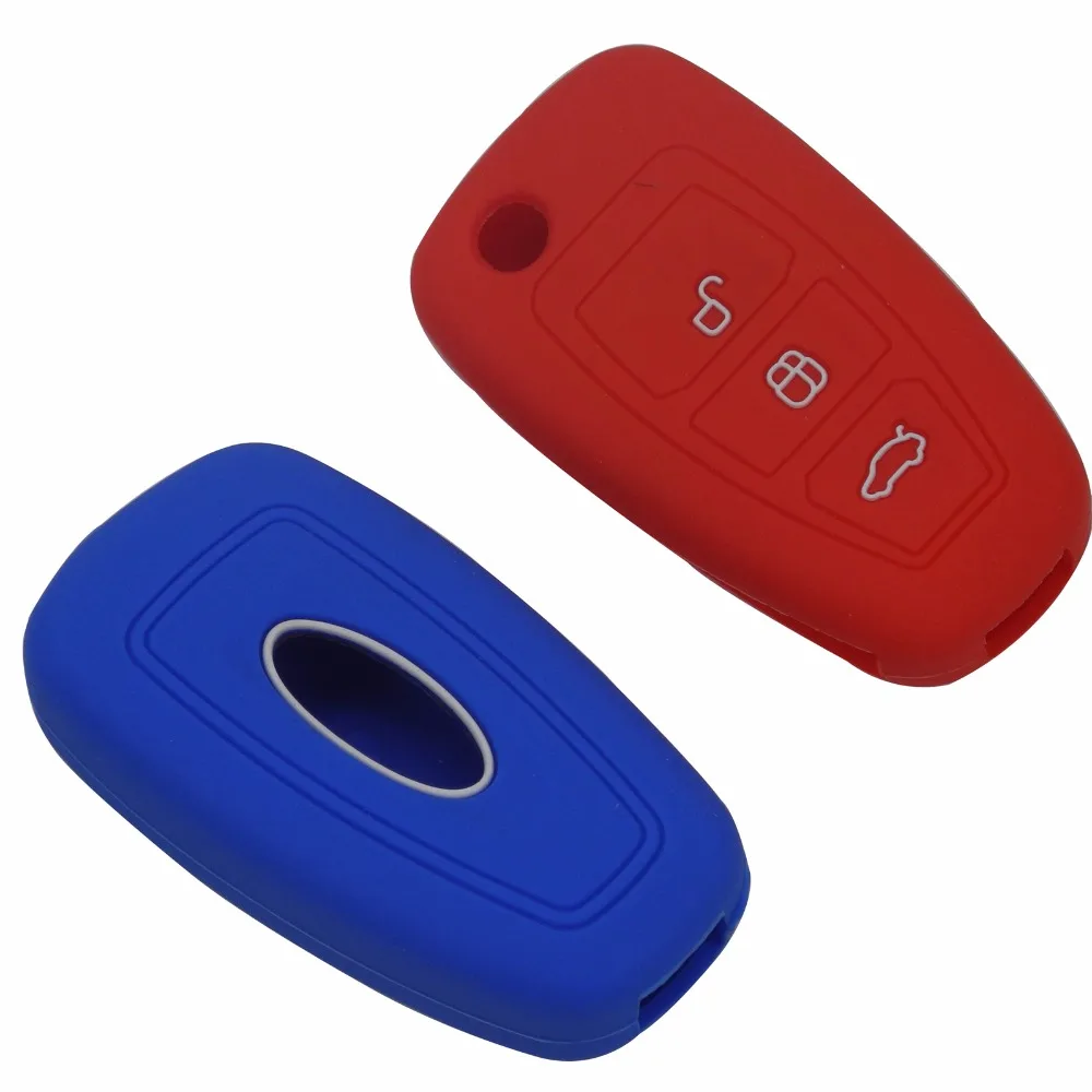 Remote 3 Buttons Car Key Case Cover For Ford Focus 3 MK3 ST New Fiesta Kuga