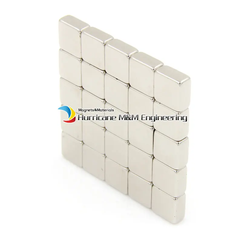 

6 pcs N52 NdFeB Block for DIY Bait Mounting Plate 10x10x5 mm Strong Neodymium Permanent Magnets Rare Earth Industry Magnet