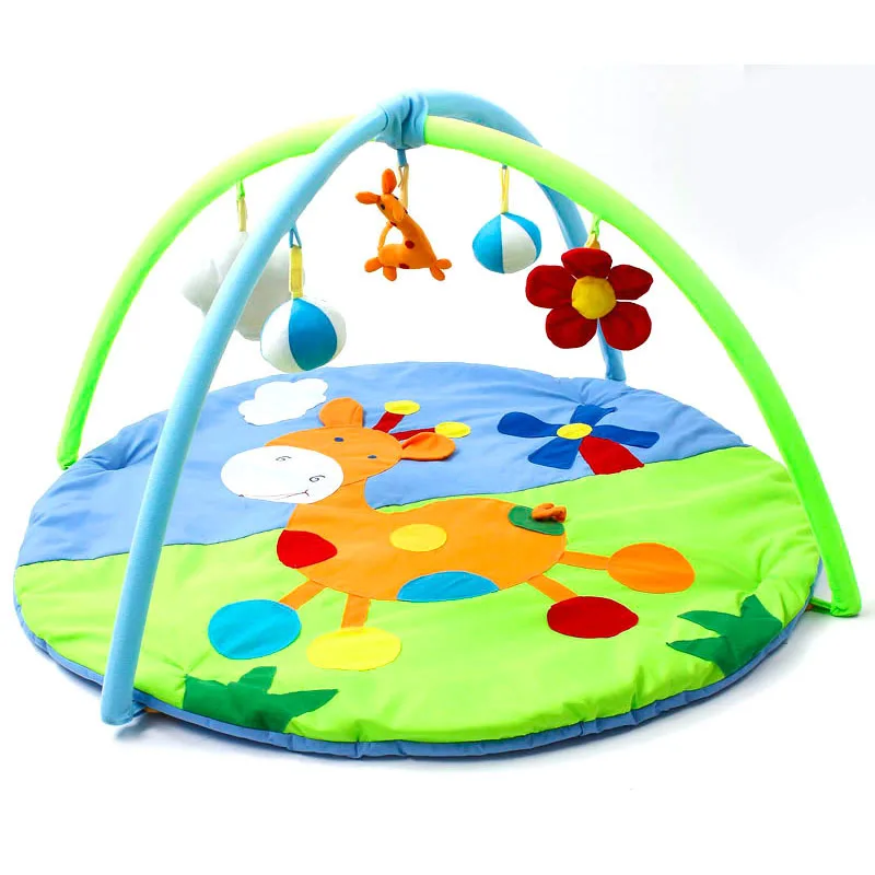 

Cartoon Deer Game Play Gym Blanket Baby Toy Play Mats Indoor Portable Baby Kids Sports Crawling Pad
