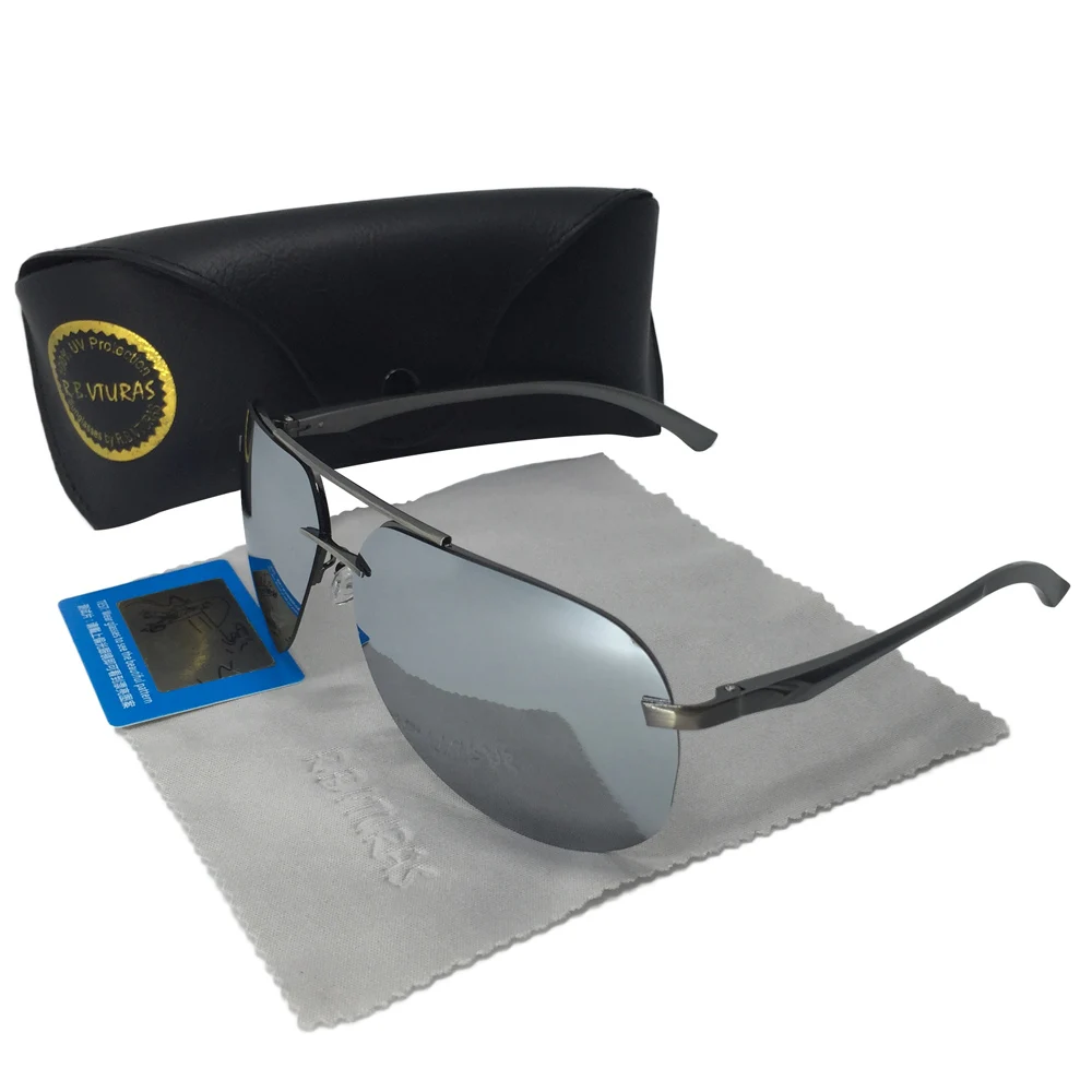 Поляризационные солнцезащитные очки,, алюминиевые, для вождения, для пилота, солнцезащитные очки, для мужчин и женщин, лучи, Горячие очки, Bens, зеркальные очки, авиационные очки - Цвет линз: RP1