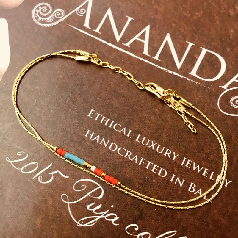 

Delica Miyuki Bracelets For Women Gold Couple Bracelet Femme Jewelry Handmade Love Ankle Bracelet Gifts Friendship