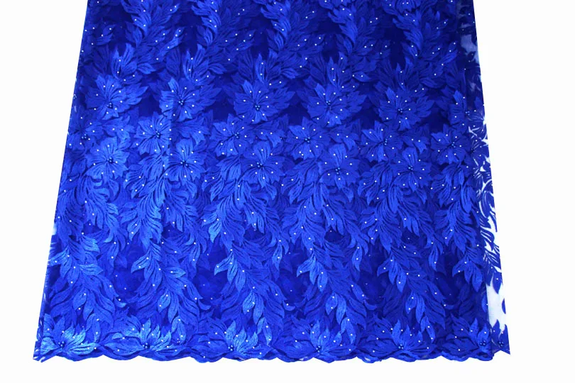 royal blue lace fabric