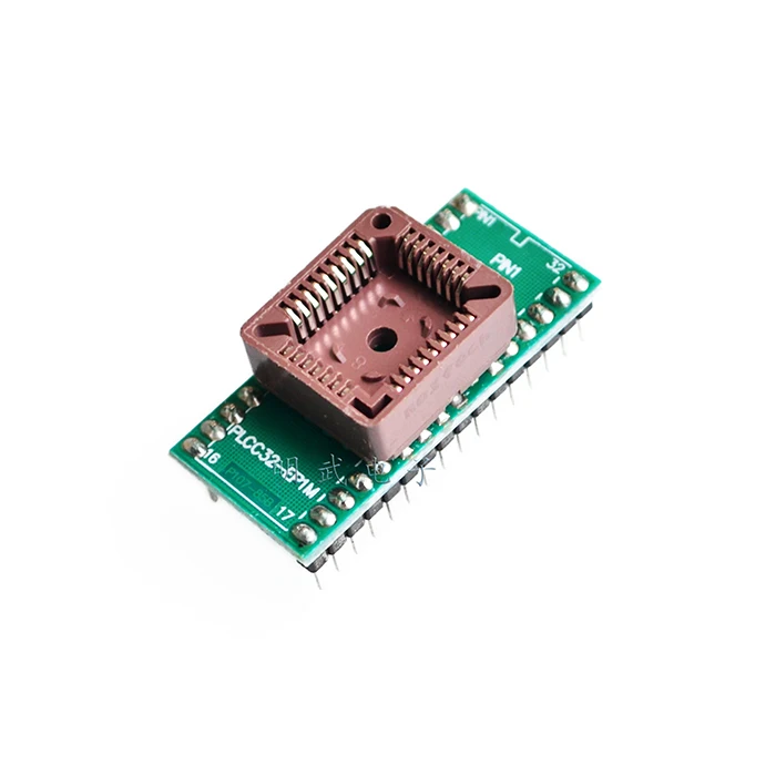 

5PCS connector PLCC32 to DIP32 USB Universal Programmer IC Adapter Tester Socket for TL866CS TL866A EZP2010 G540 SP300