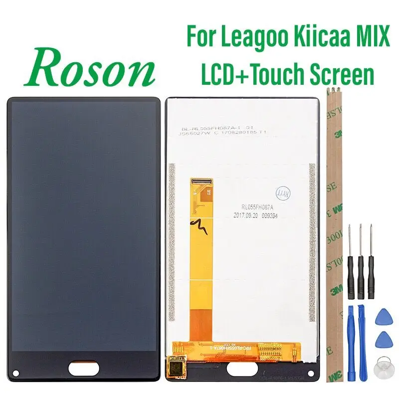 

Roson For LEAGOO KIICAA MIX LCD Display And Touch Screen 5.5" Digitizer LCD Screen Panel Assembly Tools+Adhesive