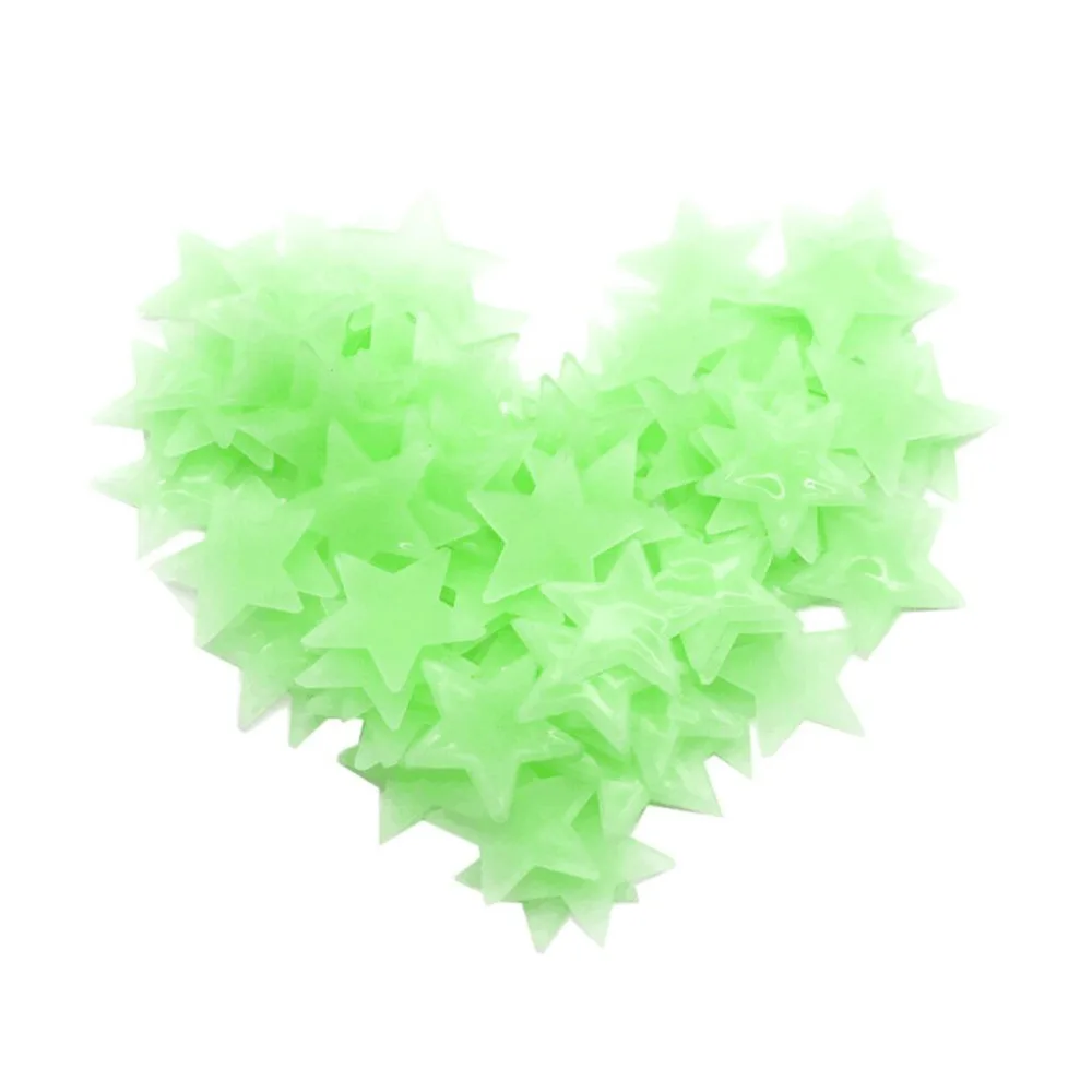

3D Stars Glow In The Dark Wall Stickers Luminous Fluorescent Wall Stickers For Kids Baby Room Bedroom Ceiling Home Decor