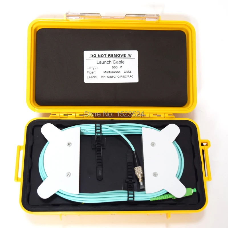 

OTDR Dead Zone Eliminator,Fiber Rings ,Fiber Optic OTDR Launch Cable Box MM OM3 FC/UPC-SC/APC 500M