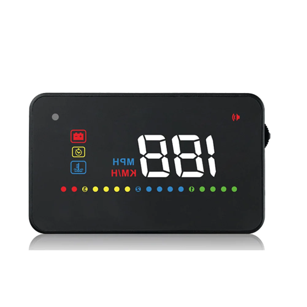 

Car Universal A200 3.5" HUD Head Up Display Auto OBD2 II EUOBD Overspeed Warning Projector Windscreen Alarm System