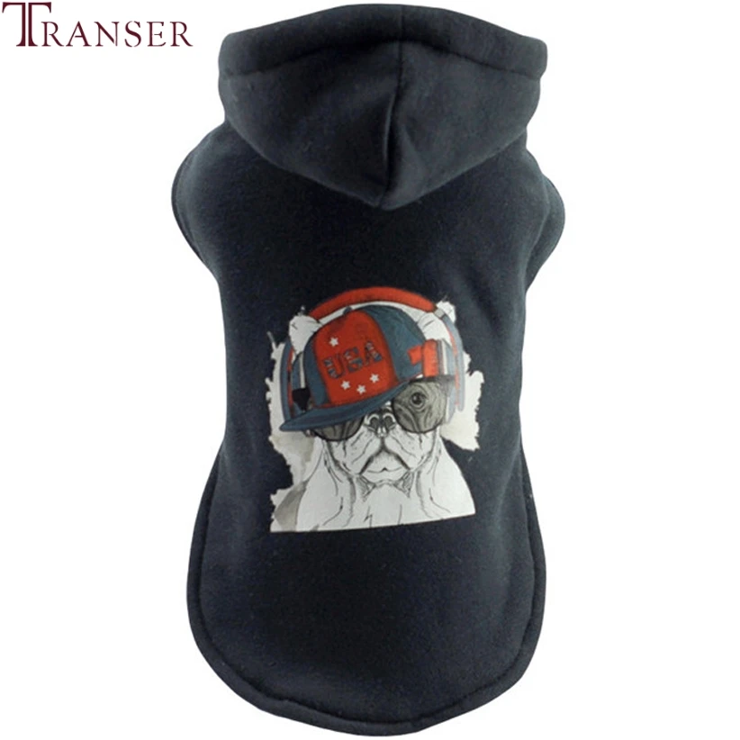 

Newly Design Hip Hop Style Dog Sports Sweatshirts Winter Dog Coat Jackets Winer Warm Fleece Pet Clothes For Small Dogs 81206