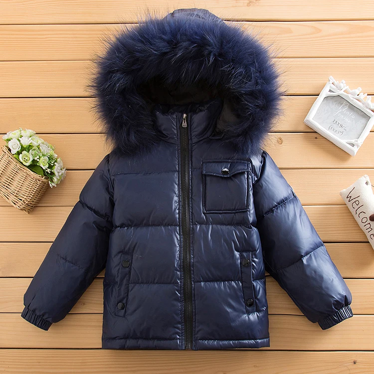 Г., Зимний пуховик для девочек, пальто для мальчиков 90% пуховые куртки детская зимняя одежда детская верхняя одежда и пальто