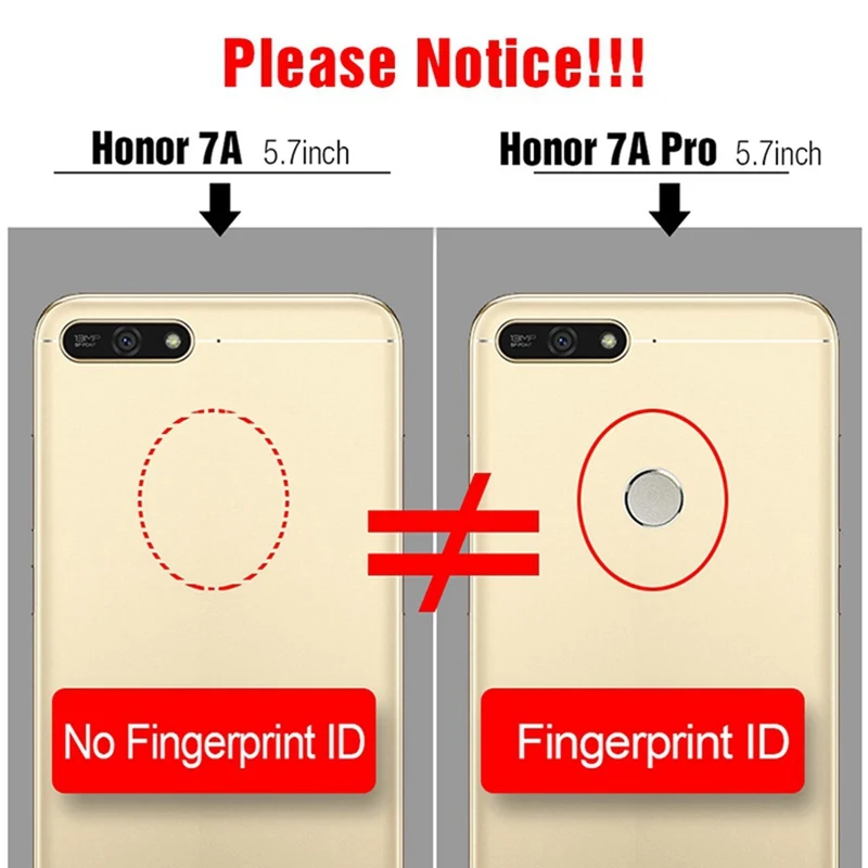Hisomone Luminous Cover Case For Huawei Honor 7C 7A Luxury Glass Silicone Phone Case For Honor 7A 7C Pro Animal Space Back Cover
