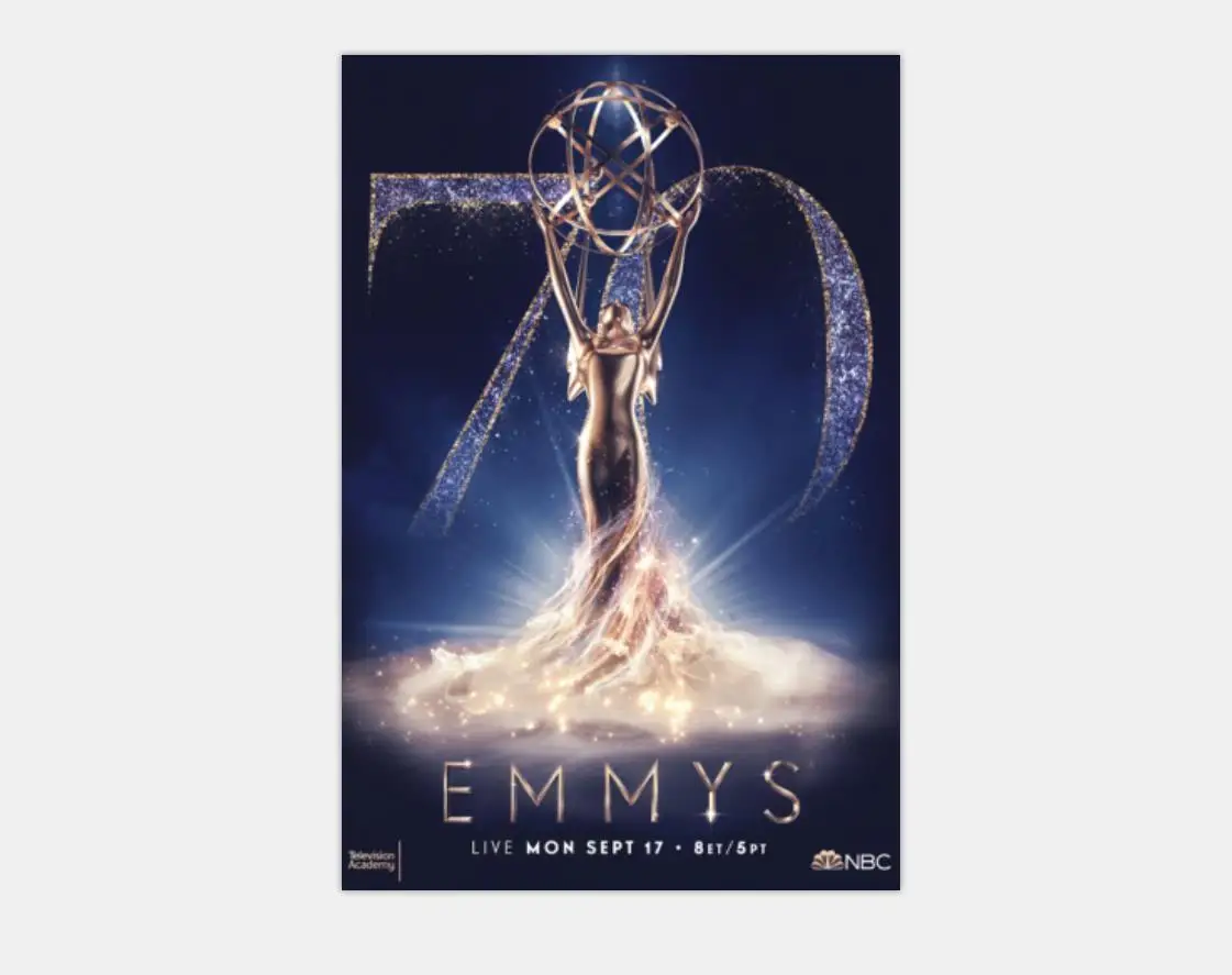 Q2450 Posters and Prints 70th Primetime Emmy Awards 20x30 24x36 TV Program Event Art Poster Canvas Painting Home Decor | Дом и сад