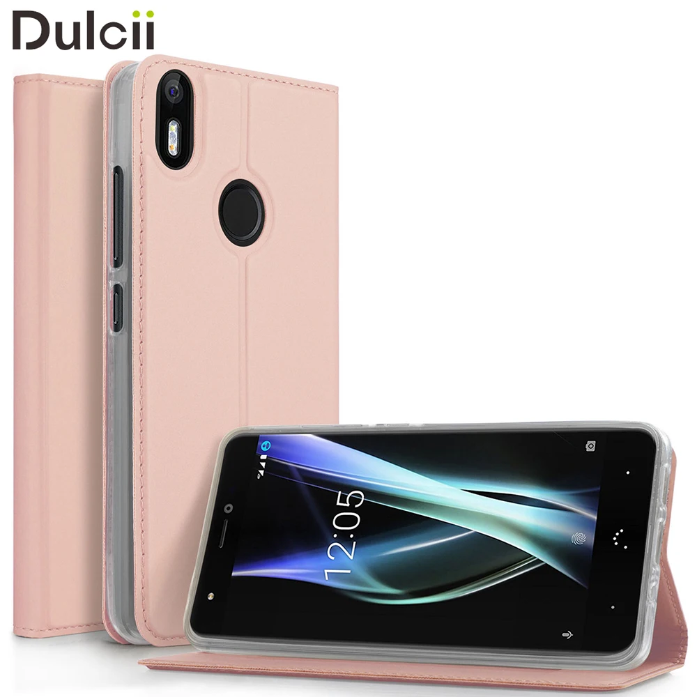 Dulcii Fashion Cases for BQ aquaris x pro Card Slot Design PU Leather TPU Stand Phone Accessory Cover | Мобильные телефоны и